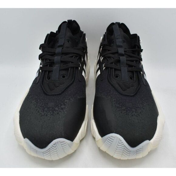 Adidas Mens Size 9 Trae Young 3 Black White Carbon Basketball Shoes Sneakers - Picture 2 of 11